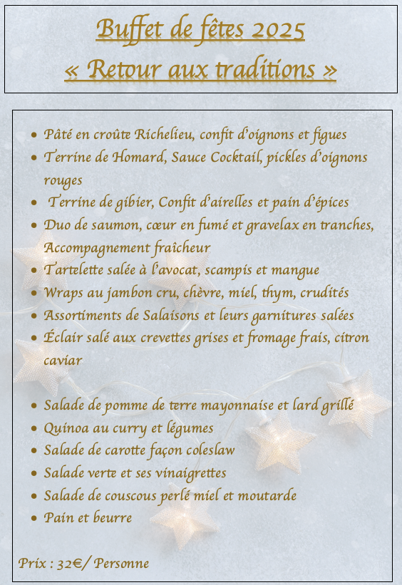 Buffet de Noel