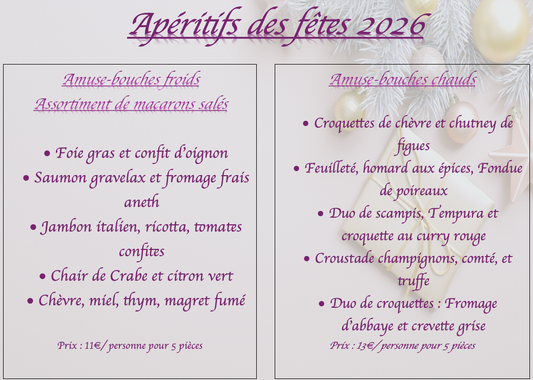 Amuses-bouches de fêtes